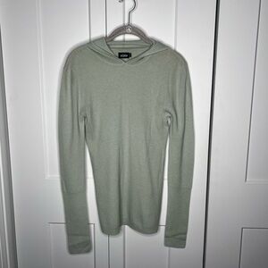 FINAL SALE KATE SPADE SATURDAY Cashmere Wool Blend Hooded Sweater Size XL